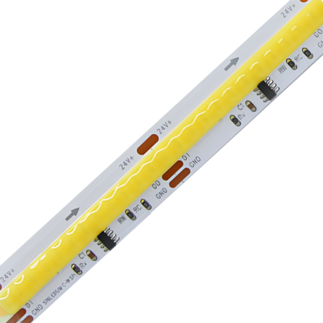 0.5M Dual White WS2811 LED Strip, 576LEDs/m, 10mm Width, 24V, 10W+10W, 41.66mm Cut, Tunable White 007 Enlarged Image