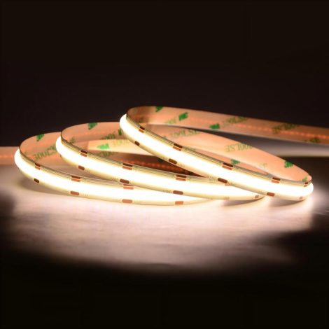 0.5M Dual White LED Strip, 608LEDs/m, 10mm Width, 24V, 7W+7W, 26.31mm Cut, 2700K-6500K Tunable, CRI90 005 Enlarged Image