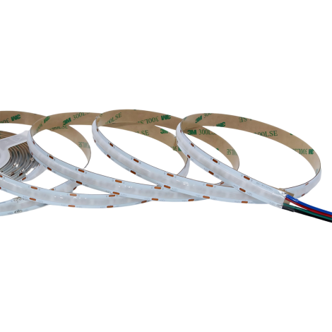 0.5M RGB LED Strip, 756LEDs/m, 10mm Width, 12V, 14W/M, 23.81mm Cut, Heavy Copper 002 Enlarged Image