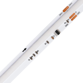 0.5M WS2814 RGBW Addressable LED Strip, 784LEDs/m, 10mm Width, 24V, 21W/M, 71.43mm Cut, CRI90 Thumbnail