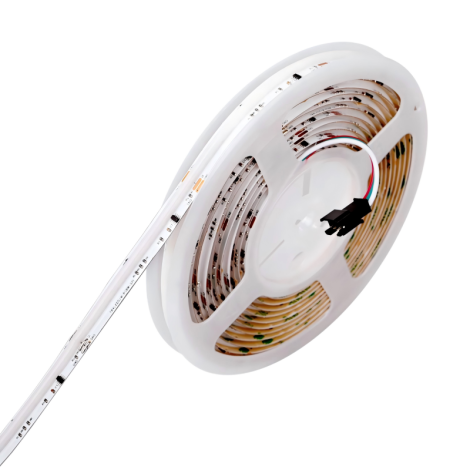0.5M WS2814 RGBW Addressable LED Strip, 784LEDs/m, 10mm Width, 24V, 21W/M, 71.43mm Cut, CRI90 002 Enlarged Image