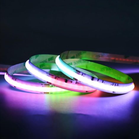0.5M WS2814 RGBW Addressable LED Strip, 784LEDs/m, 10mm Width, 24V, 21W/M, 71.43mm Cut, CRI90 006 Enlarged Image