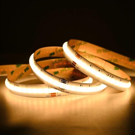 0.5M RGBW LED Strip, 784LEDs/m, 12mm Width, 24V, 19W/M, 71.42mm Cut, RGB+White, CRI90 004 Enlarged Image