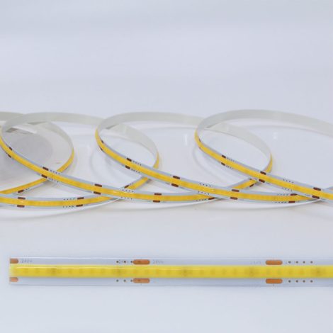 12V 312D Seamless COB LED Strip | 8mm Al PCB | 4000K RA90 11W/M 10M/Reel 002 Enlarged Image