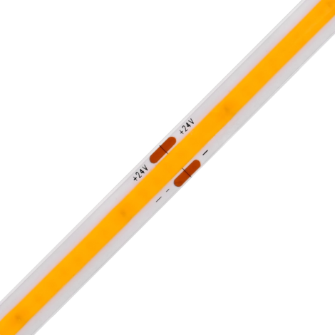 0.5M Pre-cut 24V LED Strip, 8mm Wide, 320LEDs/m, High CRI 90, 6000K Daylight White 001 Enlarged Image