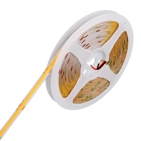 0.5M Pre-cut 24V LED Strip, 8mm Wide, 320LEDs/m, High CRI 90, 6000K Daylight White 002 Enlarged Image