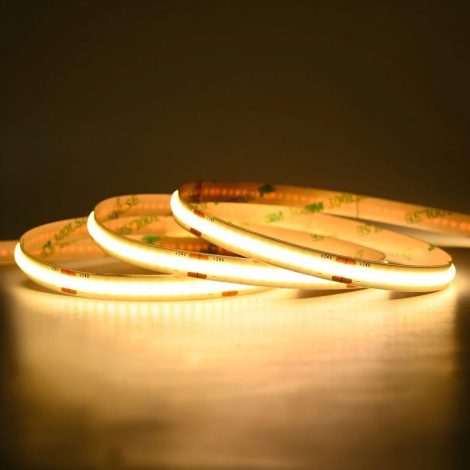 0.5M Pre-cut 24V LED Strip, 8mm Wide, 320LEDs/m, High CRI 90, 6000K Daylight White 005 Enlarged Image
