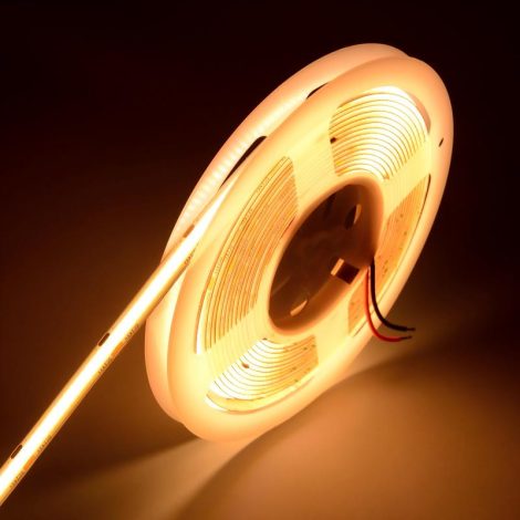 24V 320D Seamless COB LED Strip | 8mm Al PCB | 3000K RA90 8W/M 10M/Reel 003 Enlarged Image