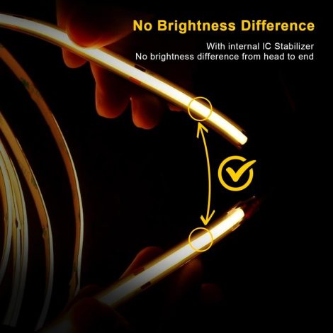 0.5M Constant Current LED Strip, 480LEDs/m, 24V, 7.5W/M, 50mm Cut, 3.5oz Copper, 3000K Warm White, CRI90 003 Enlarged Image