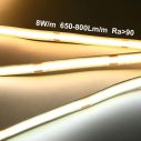 0.5M Constant Current LED Strip, 480LEDs/m, 24V, 7.5W/M, 50mm Cut, 3.5oz Copper, 3000K Warm White, CRI90 005 thumbnail