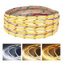 0.5M High Efficacy 8mm LED Strip, 480LEDs/m, 12V, 9.5W/M, 25mm Cut, 3000K Warm White, CRI90, 115LM/W 001 thumbnail