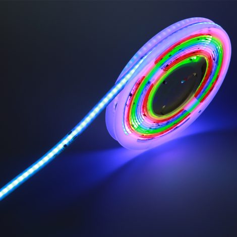 0.5M WS2811 RGB + Separate White LED Strip, 480LEDs/m, 10mm Width, 24V, 17W, 100mm Cut, CRI90 004 Enlarged Image