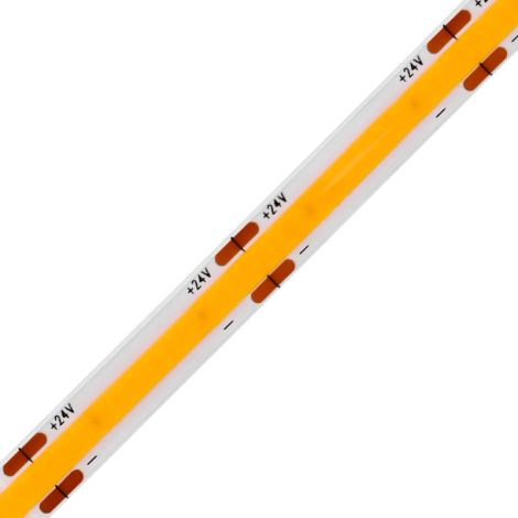 0.5M 528LEDs/m LED Strip, 10mm Width, 24V, 14W/M, 45.45mm Cut, 6000K Daylight White, CRI90 001 Enlarged Image