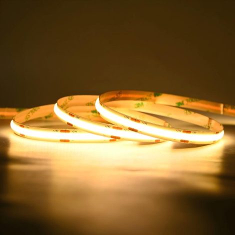 0.5M 528LEDs/m LED Strip, 10mm Width, 24V, 14W/M, 45.45mm Cut, 6000K Daylight White, CRI90 003 Enlarged Image