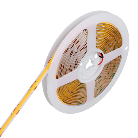 0.5M 528LEDs/m LED Strip, 10mm Width, 24V, 14W/M, 45.45mm Cut, 6000K Daylight White, CRI90 004 Enlarged Image