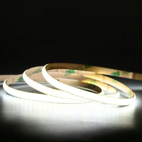 0.5M Dual White LED Strip, 608LEDs/m, 5mm Width, 12V, 6W+6W, 13.16mm Cut, 2700K-6500K Tunable, CRI90 005 Enlarged Image