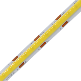 0.5M Dual White LED Strip, 624LEDs/m, 8mm Width, 24V, 7W+7W, 19.26mm Cut, 2700K-6500K Tunable, CRI90 Thumbnail