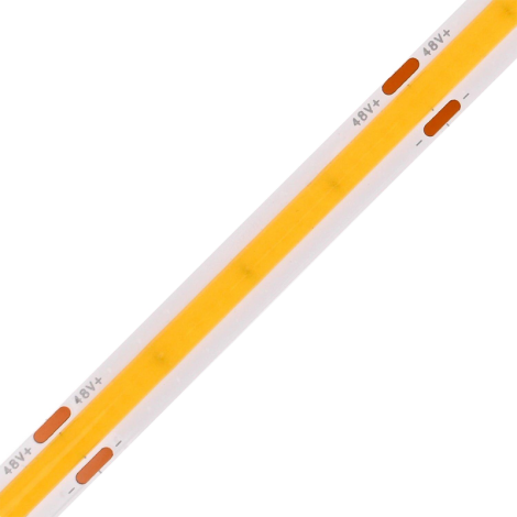 0.5M 480LEDs/m LED Strip, 48V, 8W/M, 50mm Cut, Heavy Copper, 6000K Daylight White, CRI90 001 Enlarged Image