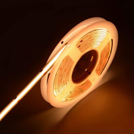 0.5M 480LEDs/m 8mm LED Strip, 11W/M, 24V, 50mm Cut, 3000K Warm White, CRI90 003 Enlarged Image