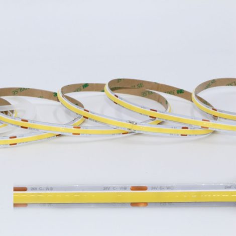 5M Dual White LED Strip, 576LEDs/m, 8mm Width, 24V, 10W+10W, 41.66mm Cut, 10M/Roll 003 Enlarged Image