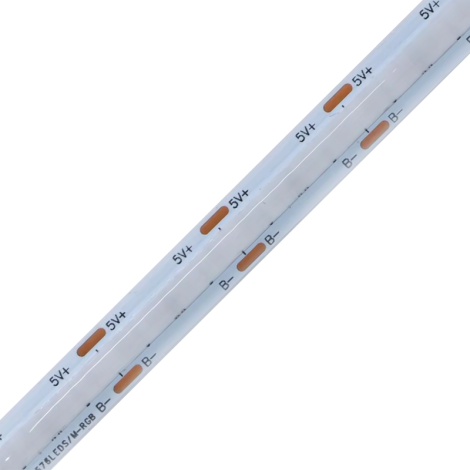 0.5M RGB LED Strip, 576LEDs/m, 8mm Width, 5V, 7W/M, 20.83mm Cut, Static Color 001 Enlarged Image