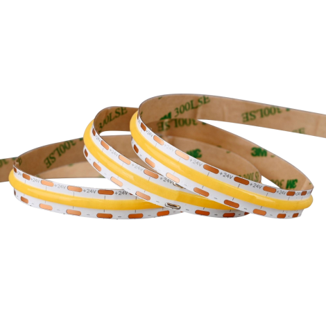 0.5M Dual White LED Strip, 600LEDs/m, 8mm Width, 24V, 14W/M, 20mm Cut, 2700K-6500K Tunable, CRI90 002 Enlarged Image