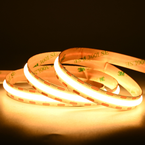 0.5M Dual White LED Strip, 600LEDs/m, 8mm Width, 24V, 14W/M, 20mm Cut, 2700K-6500K Tunable, CRI90 003 Enlarged Image