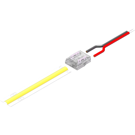 10mm 2pin Lamp-to-Wire Connector Enlarged Image