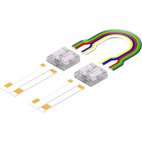 12mm 6pin Center-Fed-Wiring Connector Enlarged Image