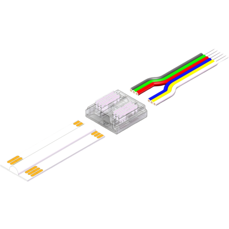 12mm 6pin Single-Ended-Wiring Connector Enlarged Image