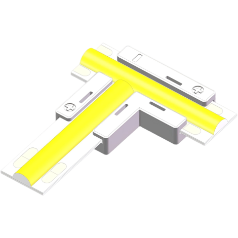 8mm 2pin 2 in 1 T Shape Connector Enlarged Image